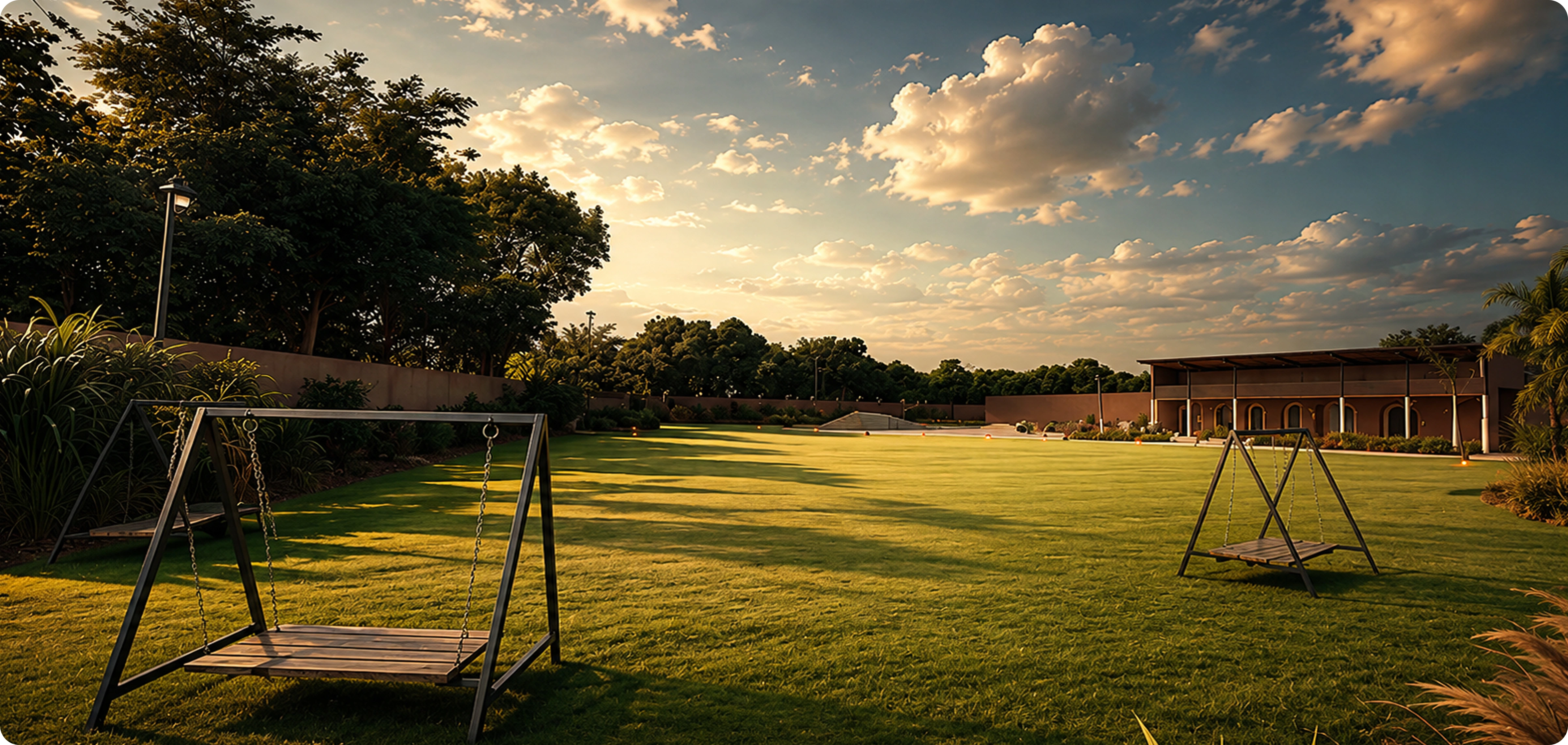 The Grand Green outdoor lawn